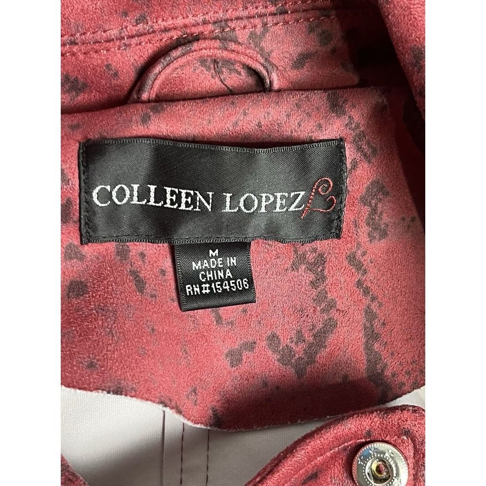 colleen lopez Women's jacket ruby red (M) - Picture 7 of 7